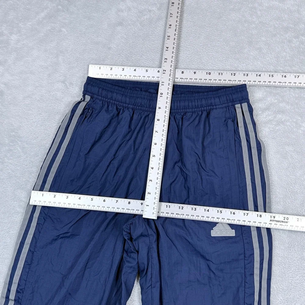 Adidas Tiro Woven Track Pants Mens Small Mesh Lined Ankle Zip Navy Blue JD1367